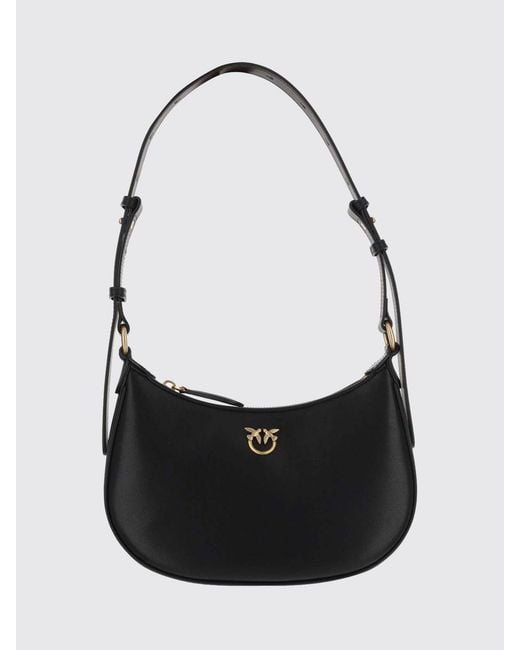 Pinko Black Love Bag Half Moon Simply