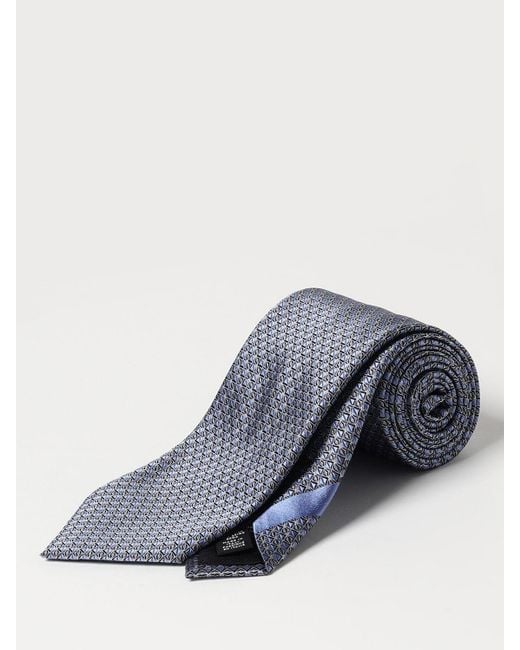 Zegna Blue Tie for men
