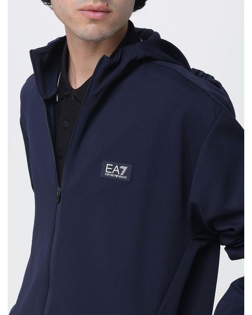 EA7 Blue Jacket for men