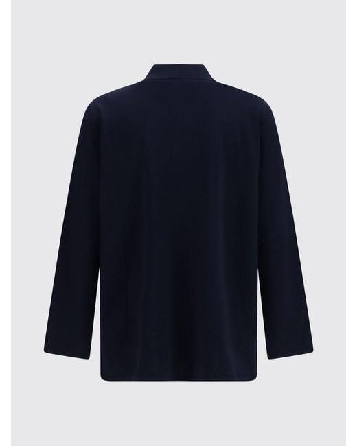 Valentino Blue Merino Wool Cardigan With Patch Pocket for men