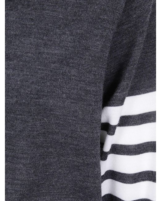 Thom Browne Blue Virgin Wool Cardigan for men