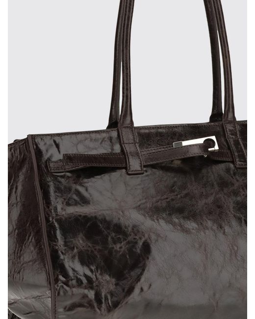 Benedetta Bruzziches Black Mame Leather Shoulder Bag