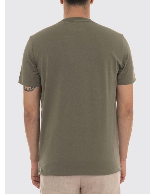 Boss Green Cotton T-Shirt With Logo for men