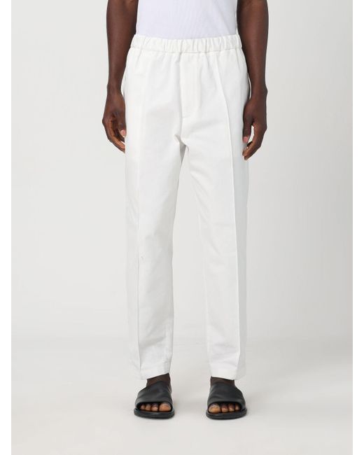 Pantalón Jil Sander de hombre de color White