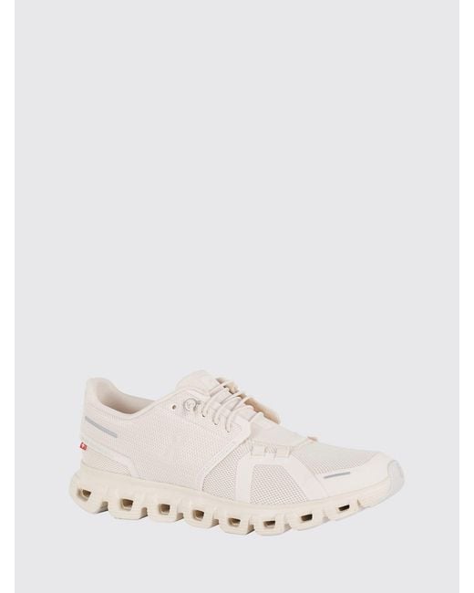 On Shoes Natural On Cloud Mesh Sneakers