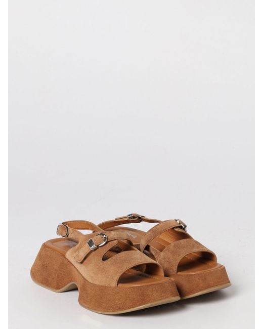 Vic Matié Brown Vic MatiÉ Suede Sandals