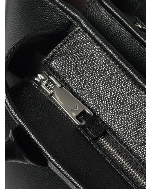 Emporio Armani Black Odette Faux Leather Handbag