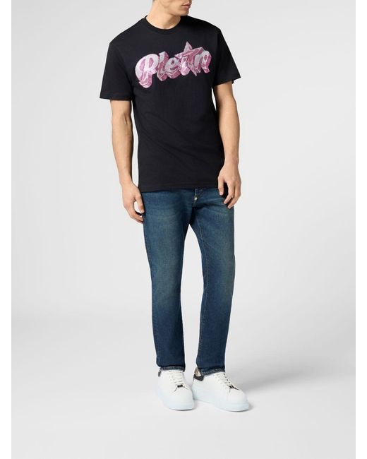 Philipp Plein Black T-Shirt for men