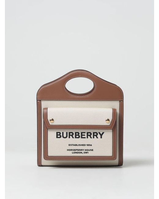 Burberry Natural Schultertasche