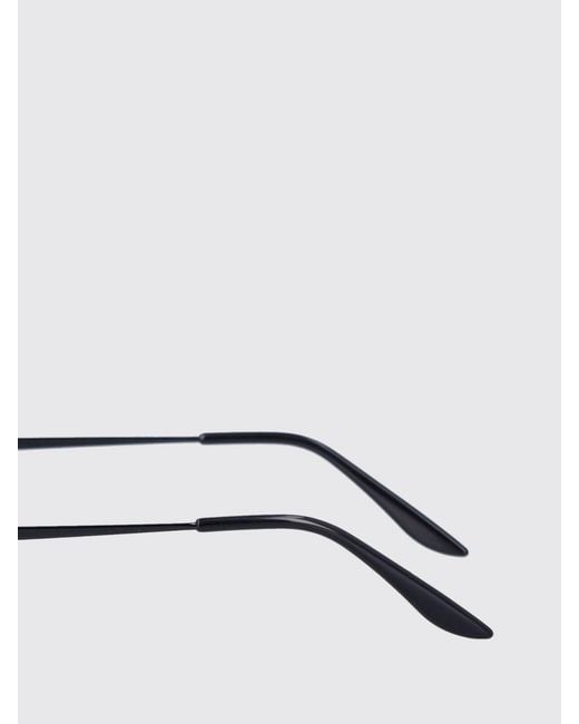 Our Legacy White Tad Acetate And Metal Sunglasses