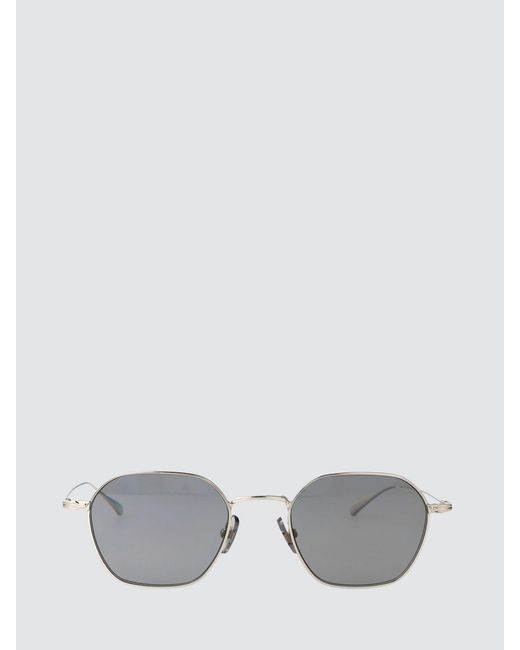 Montblanc White Mb0472S Metal Sunglasses for men
