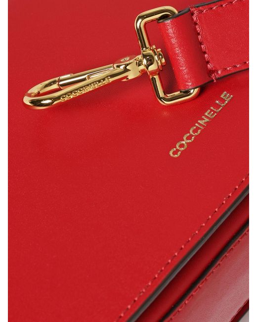 Coccinelle Red C-Me Leather Bag