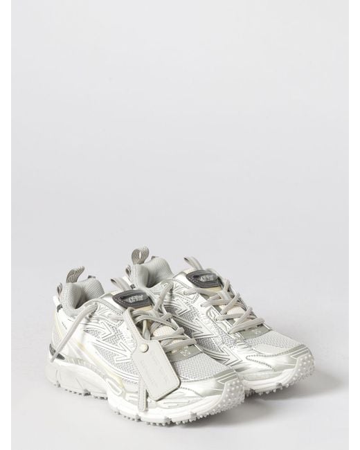 Off-White c/o Virgil Abloh White Be Right Back Rubber And Mesh Sneakers