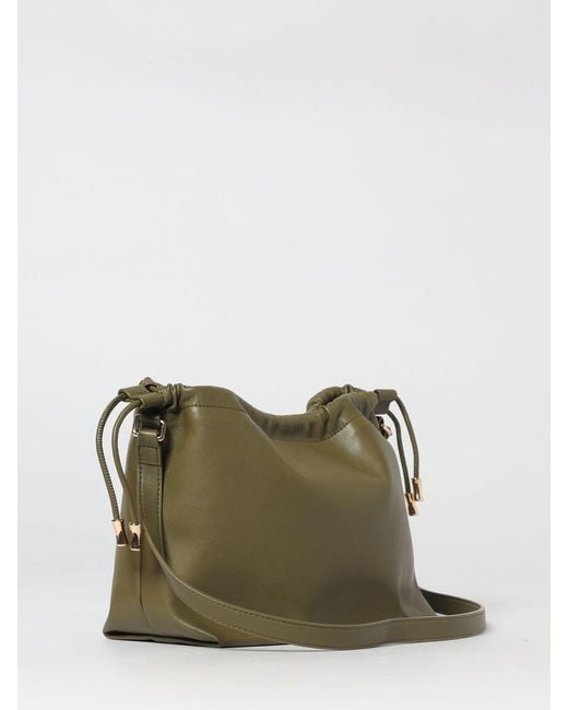 A.P.C. Green Ninon Faux Leather Bag