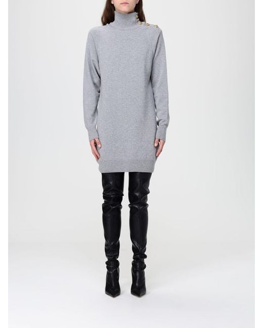 Balmain Gray Dress