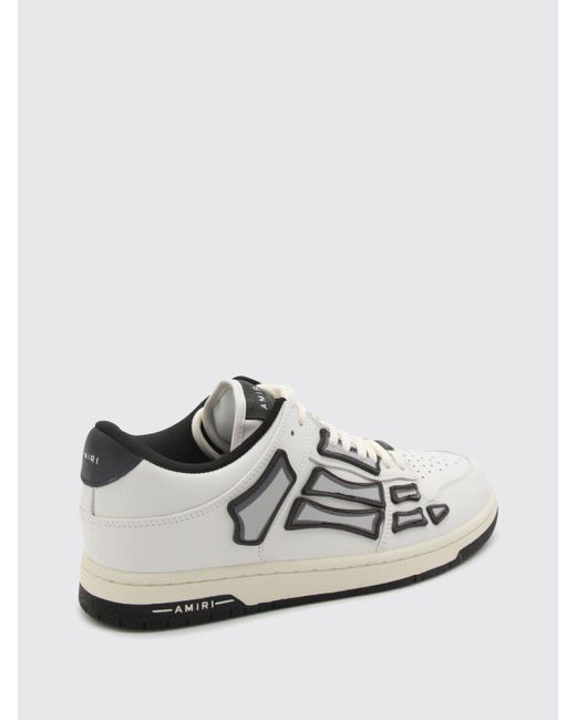 Amiri White Skel Mesh And Leather Chunky Low-Top Sneakers for men