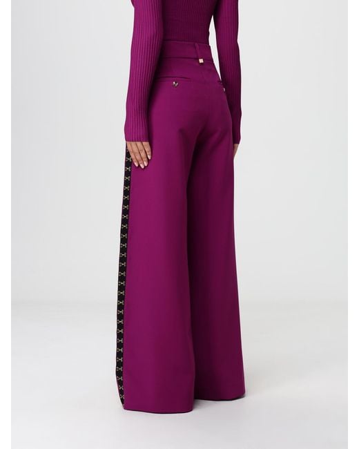 Just Cavalli Purple Trousers
