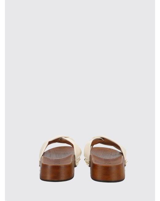 Ganni Multicolor Tia Studded Recycled Leather Mules With Low Heel