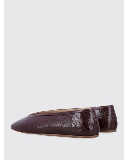 Le Monde Beryl Brown Flat Shoes