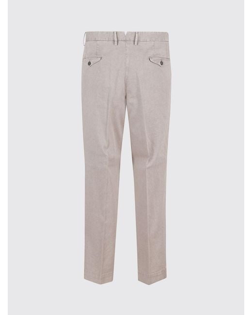 Santaniello Gray Wool And Cashmere Tailored Trousers for men
