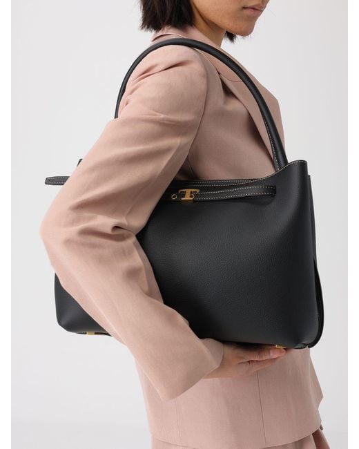 Tod's Black Small Leather Handbag