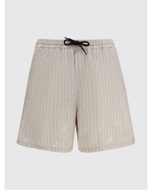 Gcds Natural Printed Polyester Swimsuit for men