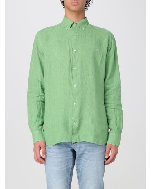 Brooksfield Green Shirt for men