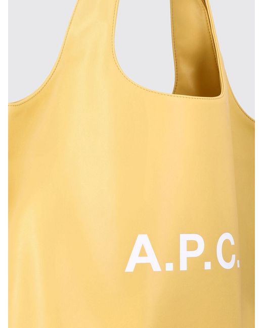 A.P.C. Yellow Ninon Faux Leather Shoulder Bag for men