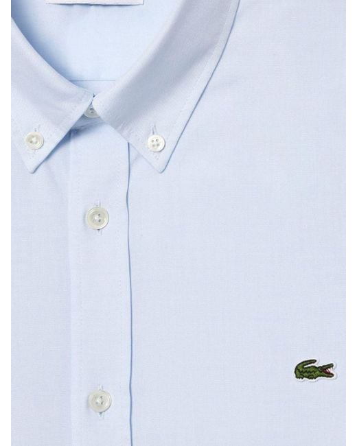 Lacoste Blue Classic Cotton Shirt for men