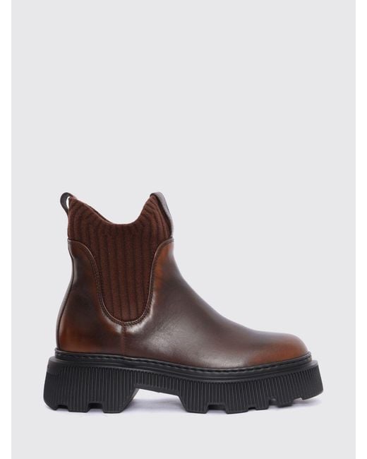 Santoni Brown Shoes