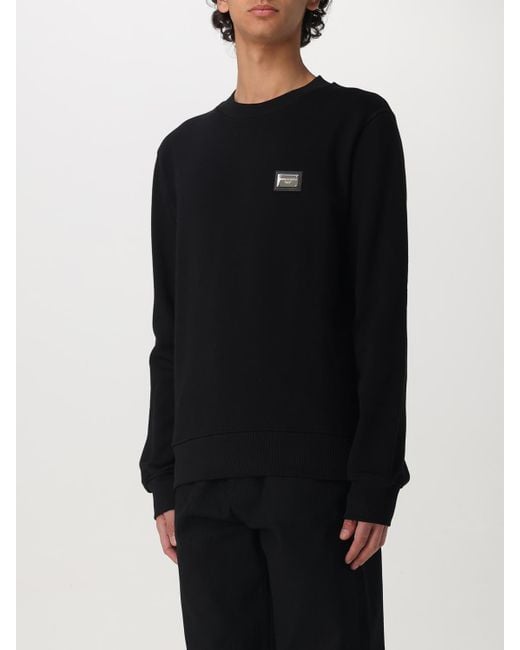 Dolce & Gabbana Black Sweatshirt for men