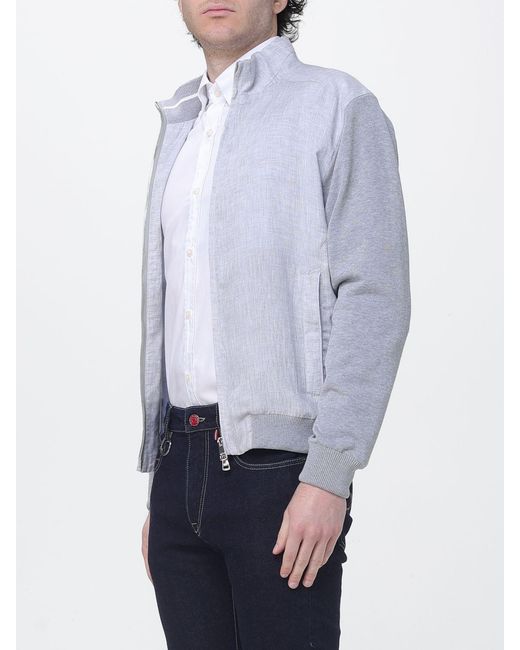 Paul & Shark Blue Paul &Amp Shark Hybrid Bomber Jacket for men
