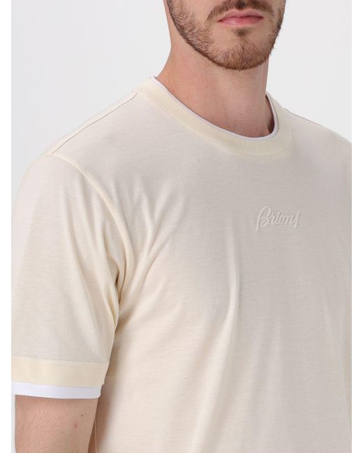 T-shirt Brioni pour homme en coloris Natural