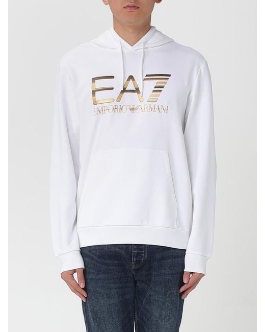 EA7 White Sweatshirt for men