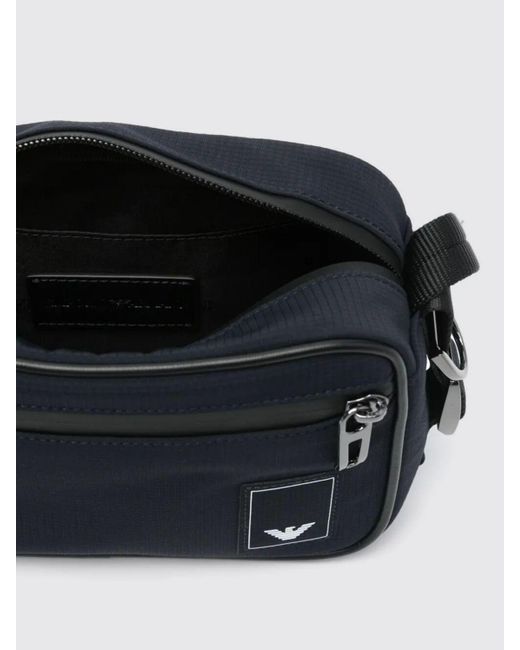 Borsa A Tracolla Con Pochette di Emporio Armani in Black da Uomo