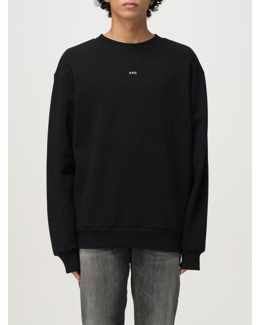 A.P.C. Black Sweatshirt for men
