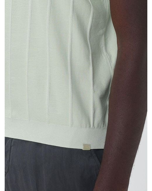Paul & Shark Green Paul &Amp Shark Cotton Knit Polo Shirt for men