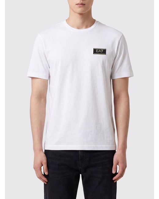 EA7 White T-Shirt for men