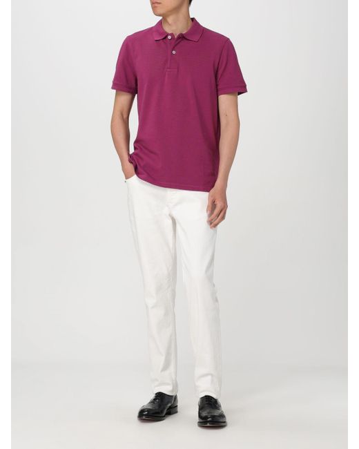Tom Ford Purple Polo Shirt for men