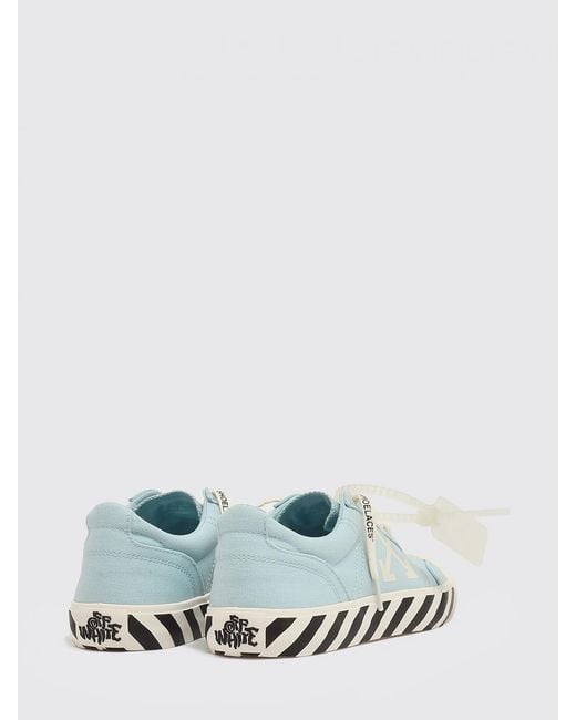 Off-White c/o Virgil Abloh White Vulcanized Canvas Sneakers for men