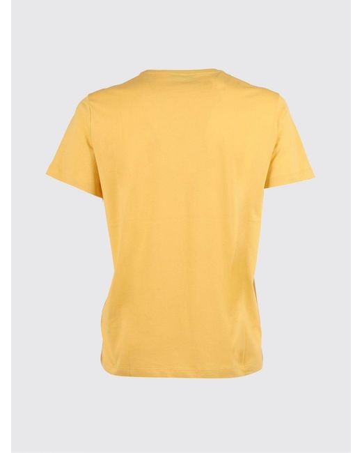 Dondup Yellow Cotton Crew-Neck T-Shirt for men