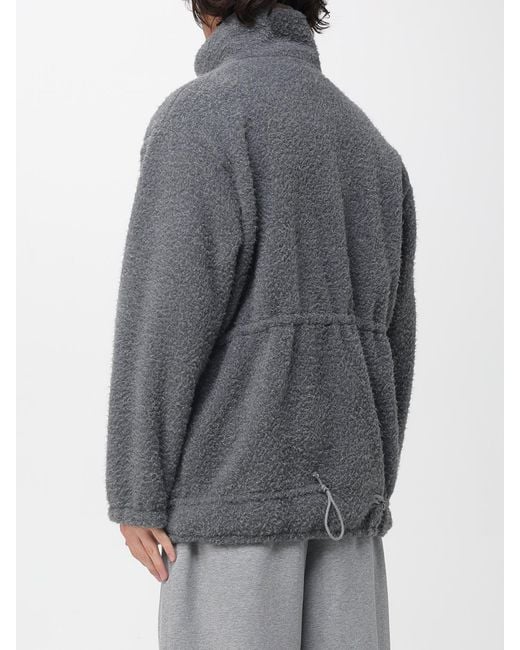 Magliano Gray Oversized Fleece Jacket for men