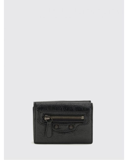 Balenciaga White Le City Arena Leather Wallet
