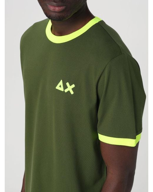 Sun 68 T-shirt in Green für Herren