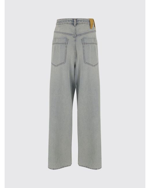 DARKPARK Gray Wide-Leg Denim Jeans
