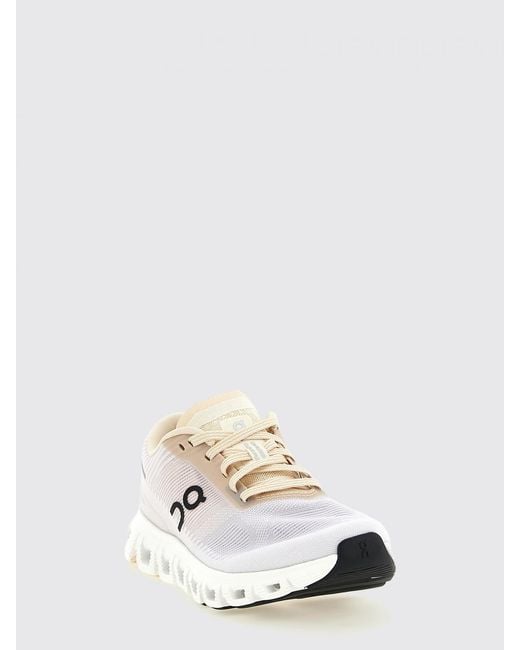 On Shoes White Cloud 6 Push On Sneakers