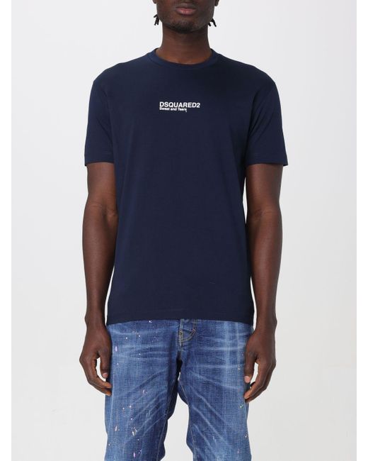DSquared² T-shirt in Blue für Herren