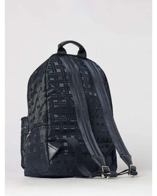 KENZO Black Mura Jacquard Polyester Backpack for men