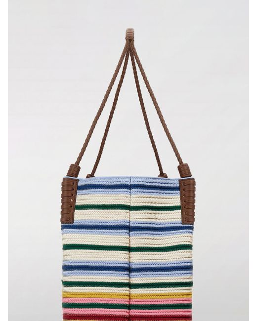 Borsa A Spalla Libra A Righe di Etro in White