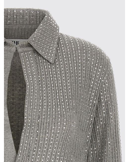 The Attico Gray Dress